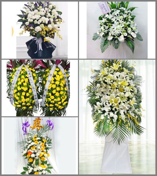 福建宁德古田县吉巷乡前洋坂村白事花篮预定